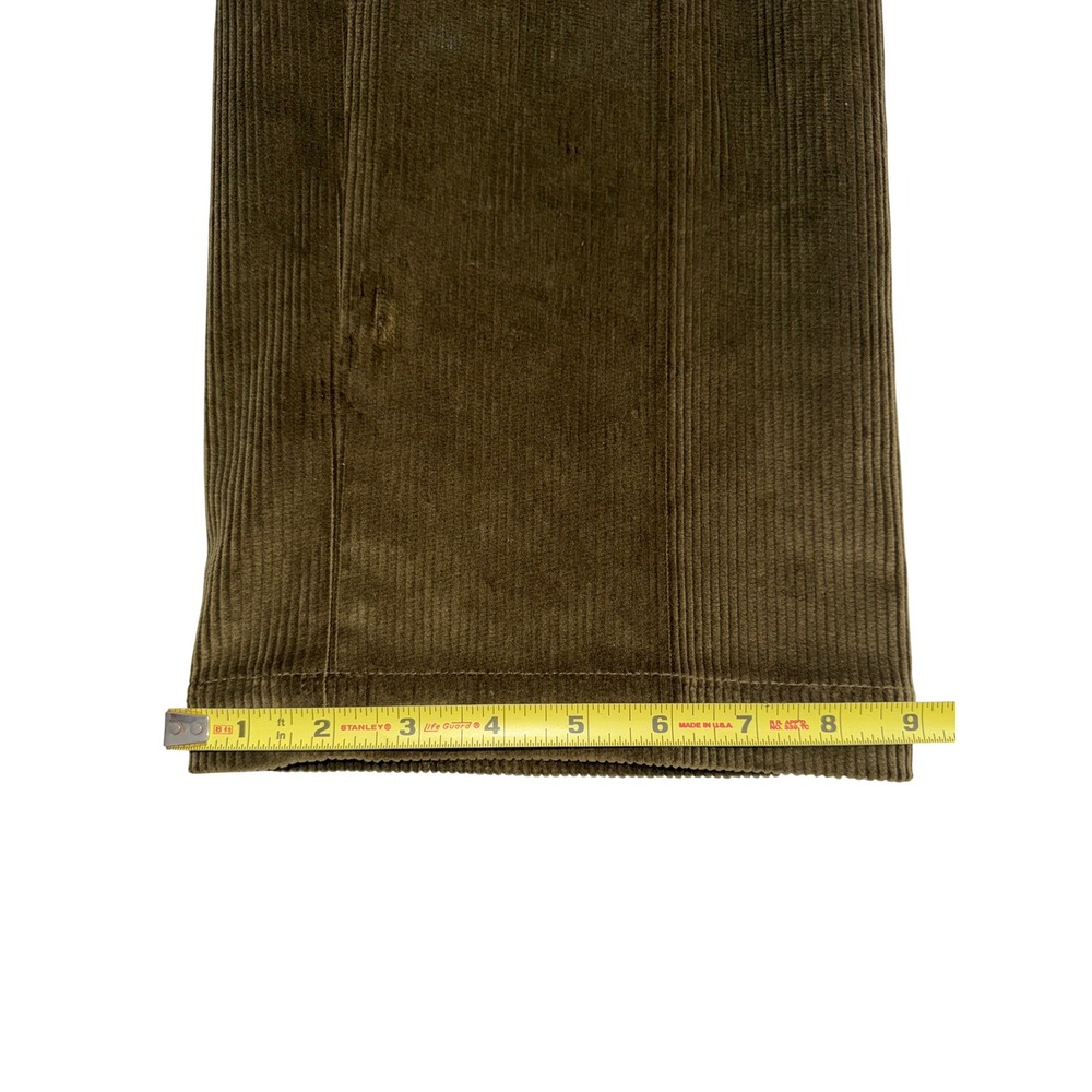 Orvis Brisbane Moss Corduroy Pants Mens 36x31 Olive Green Straight Leg Portugal - Picture 6 of 7